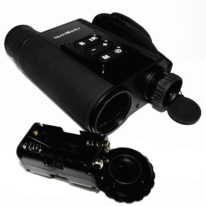 

Infrared Night vision Monocular Laser rangefinder Telescope Detective 6x Digital Hunting Night measure height speed laser meter
