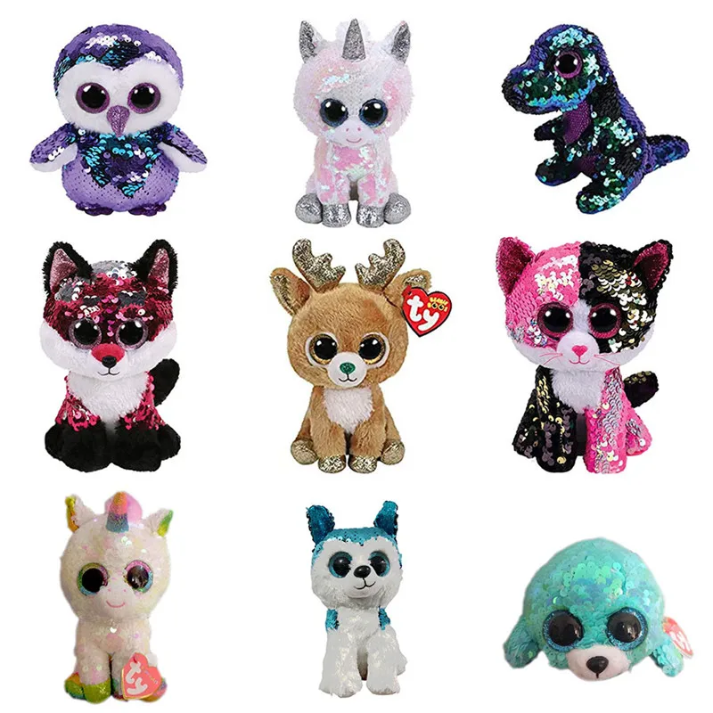 husky unicorn beanie boo