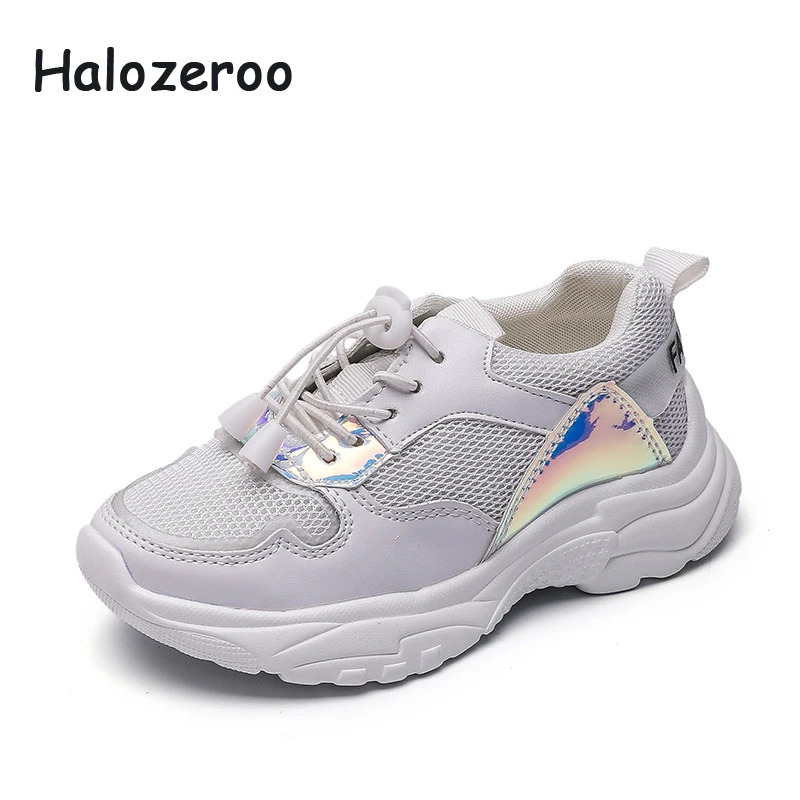 

Spring New Kids Mesh Shoes Baby Girls Slip On Sport Sneakers Children Fashion Shoes Boys White Casual Shoes Brand Trainer 2019