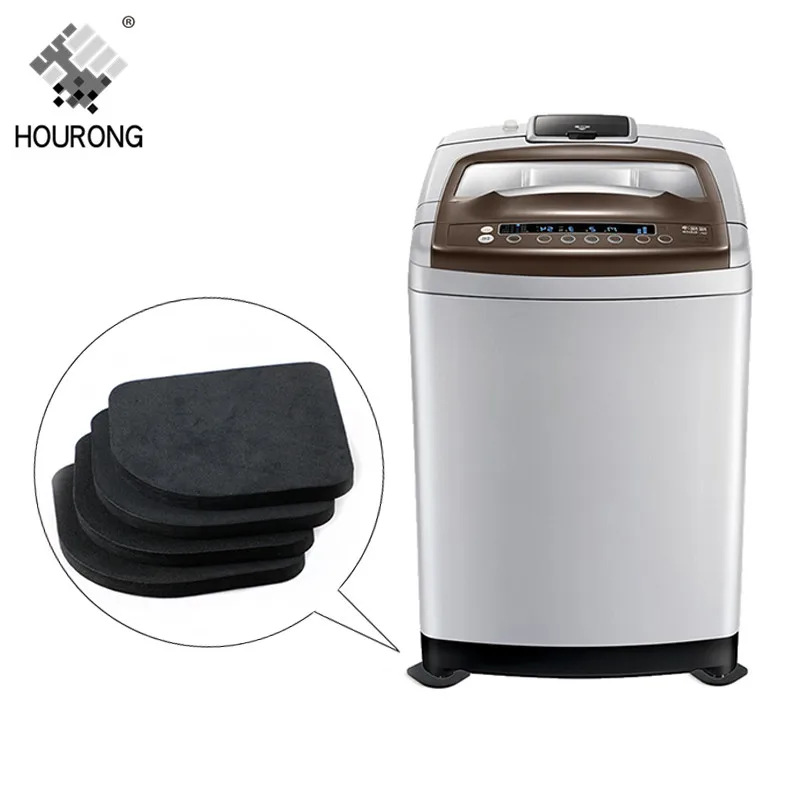 

Hourong 4pcs/set Washing Machine Shock Pads Mute Mat Non-slip Mats Refrigerator Anti-vibration Pad Chair Desk Feet Mats