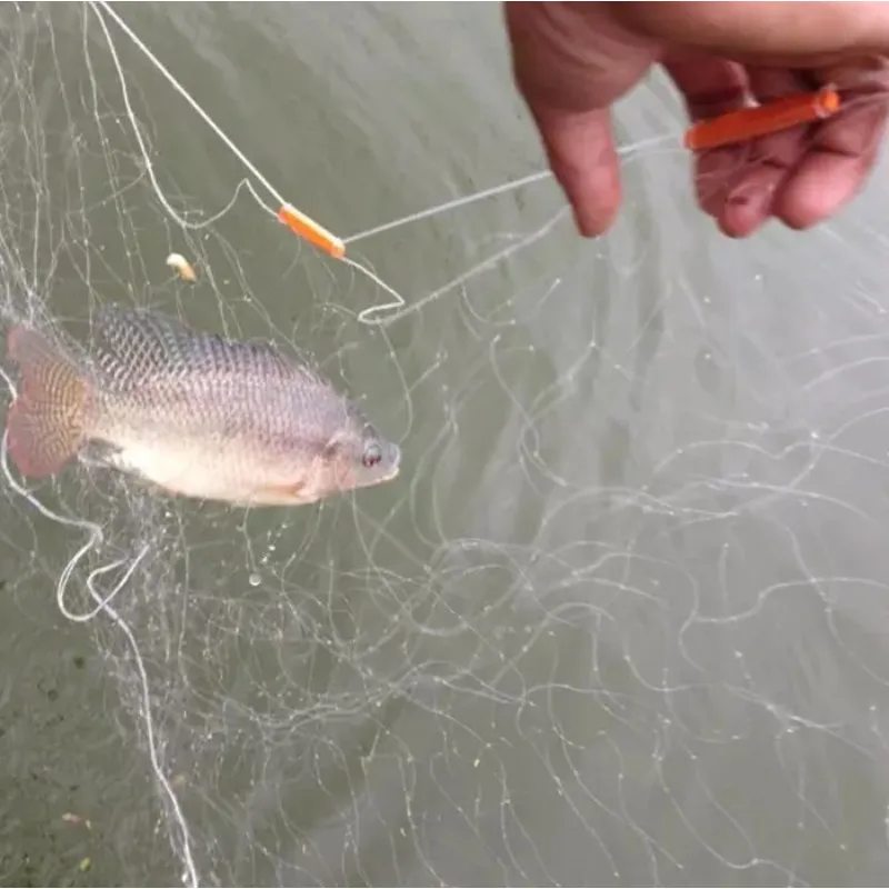 quantity 3layer fishing net depth 1.5m-2m gill net length 95m mesh 2cm-5cm mesh fishing network nylon net rede de pesca outdoor