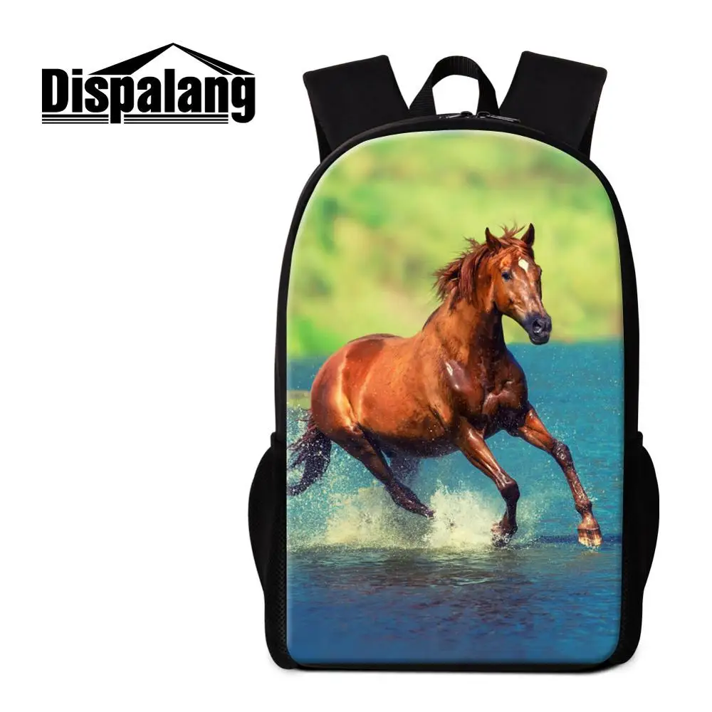 Laptop Backpack Gallery Mustang Horse Gym Backpack for Women Large 3D Bookbag