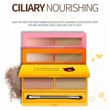 Новая пудра для бровей карандаш для макияжа тонкая тень для бровей распределитель геля водостойкий Макияж Косметический Натуральный гель для бровей с щеткой