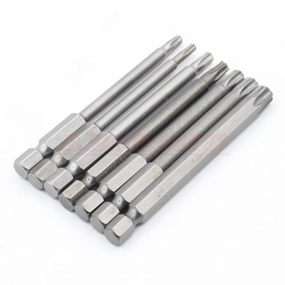 

chuilian S2 Magnetic Torx Screwdriver Bits Set Electric Screwdriver T8 T10 T15 T20 T25 T27 T30 length 75mm