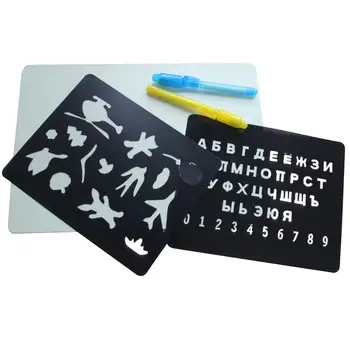

PVC A4 Draw With Light In Darkness Children's Sketchpad Toys Luminous Drawing Board Early Education Drawing Toy Ideal Gifts