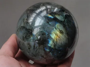 

1077g NATURAL Labradorite CRYSTAL SPHERE BALL HEALING