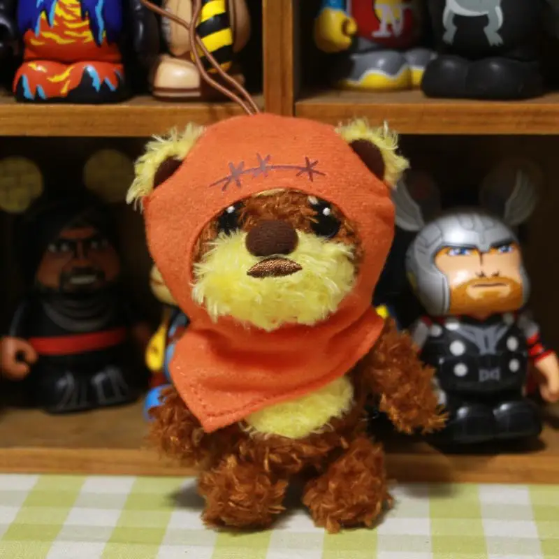 Звездные войны Калитка Ewok плюшевые игрушки чучела животные милый маленький кулон брелки для ключей детские игрушки для детей Подарки для мальчиков и девочек