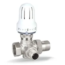 DN20 3 Way Tehermostatic клапан радиатора отопления привод энергосбережения система напольного отопления