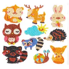 10 шт. деревянные животные смолы горный хрусталь DIY алмазная живопись телефон наклейки для сумок креативный чемодан наклейки для ноутбука багажные сумки