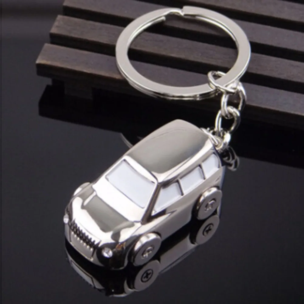 New Quality Car Model Shape Keychains Zinc Alloy 3D Car Keyrings for