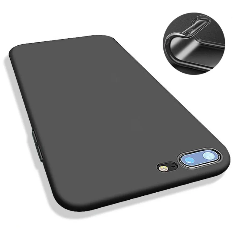 

SUREHIN cover for apple iPhone 8 7 6 6S plus XS MAX XR X case cover matte tpu clear transparent soft protective silicone case