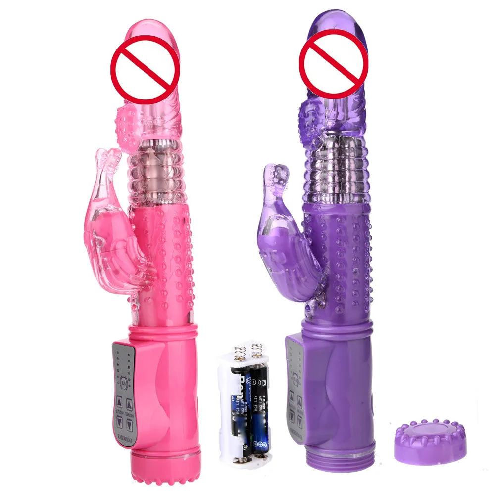 Elasun водостойкий Вибратор мульти-режимы Вибрация игрушки "Кролик" для женщин вращение Thrusting Pleasure игрушки для взрослых