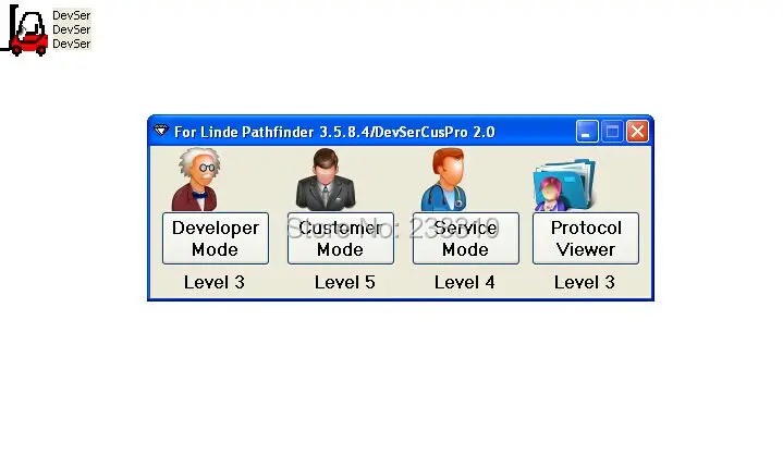 Linde PathFinder 3.5.8.4 Developer Mode Tool