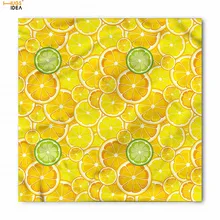 HUGSIDEA квадратный носовой платок апельсин ананас 3D принт Повседневная Женская Уютная Hankies Творческий Декор головной убор шейный шарф для девочек