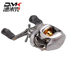 DMK baitcasing Рыболовная катушка левая/правая рука 6,3: 1 Макс тяга 5 кг наживка закидная Катушка Высокая скорость 9+ 1BB Карп Рыболовная катушка Pesca Peche
