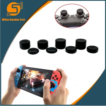 

8Pcs Anti-Slip Silicone Thumb Grips Thumbstick Caps Case For Joy-Con Controller Analog Cover For Nintend Switch Console