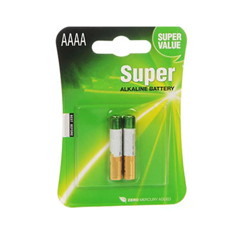 

2pcs 1.5V E96 AAAA primary battery alkaline battery dry battery Bluetooth headset, laser pen battery Free shipping