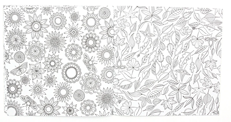 1 PCS New 24 Pages Relieve Stress For Children Adult Painting Drawing Book Secret Garden English Edition Kill Time Coloring Book