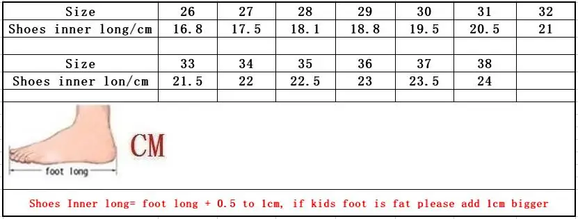 foot size