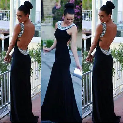 

2016 fashion new style New Summer Long Formal Gown Ball Party one-piece dress