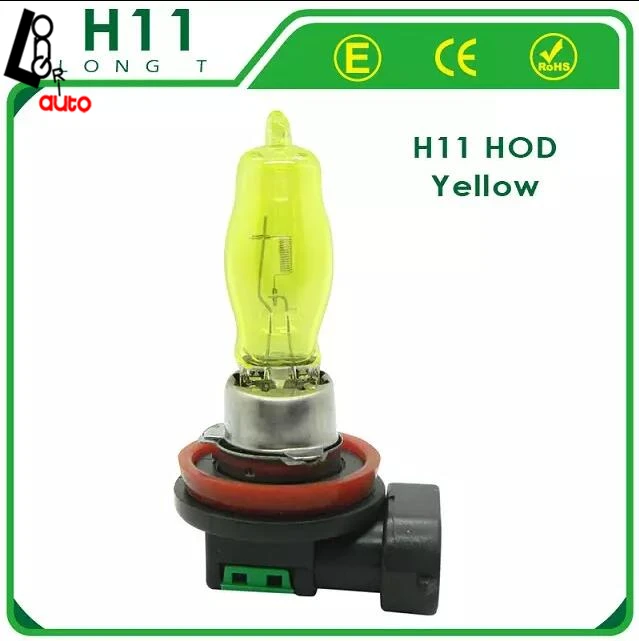 2 x H11 HOD 12V 3000K 100W золотисто-желтые автомобильные галогенные лампы для фар