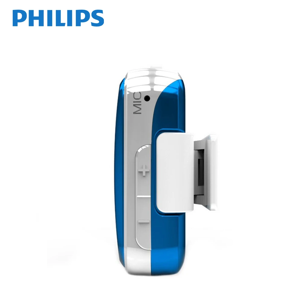 Philips мини MP3 плеер Спорт Полный звук большой экран с функцией записи/FM радио бег назад Клип Музыка SA2208