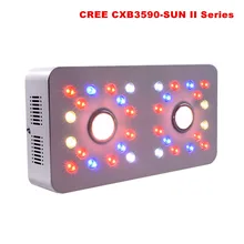 Диммируемый CREE CXB3590 SUN II 600 Вт светодиодная световая панель для проращивания COB полный спектр и двойные чипы для комнатных растения, овощи и цветение