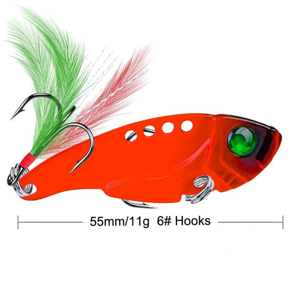 1 قطعة معدن VIB 11g/5.5 سنتيمتر الصيد إغراء الاهتزاز ملعقة الطعوم الثابت مع ريشة Crankbait المتذبذب Swimbait الزيز VIB معالجة 1 قطعة معدن VIB 11g/5.5 سنتيمتر الصيد إغراء الاهتزاز ملعقة الطعوم الثابت مع ريشة Crankbait المتذبذب Swimbait الزيز VIB معالجة