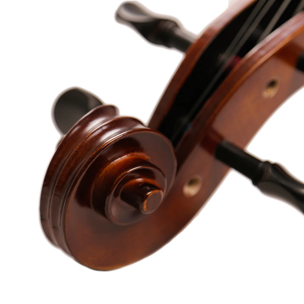 SevenAngel ручная работа матовая Виолончель полный размер натуральный Клен класс ААА ель Скрипка акустический музыкальный инструмент