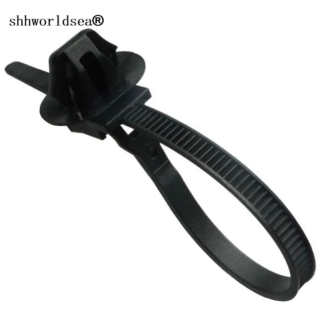 shhworldsea Free Shipping 100PCS Elastic Strap Auto Plastic Clip Lock