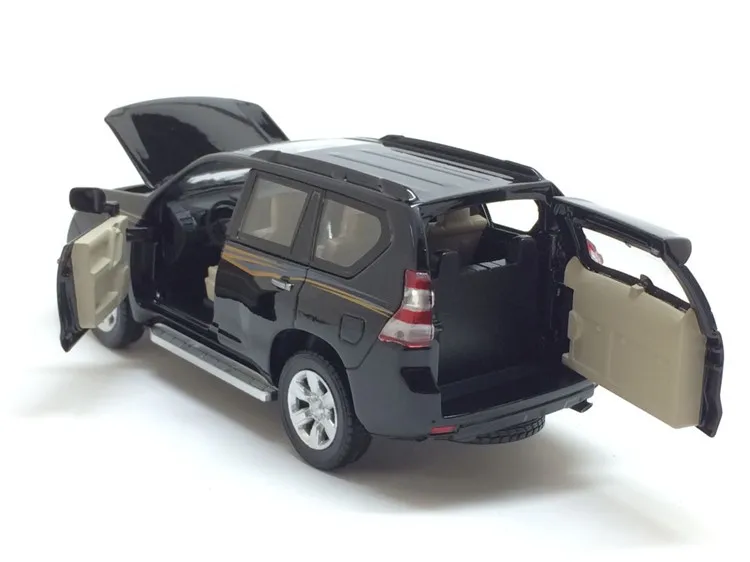 1:32 TOYOTA LAND CRUISER PRADO металлический сплав Модель автомобиля игрушки с вытягиванием модель автомобиля