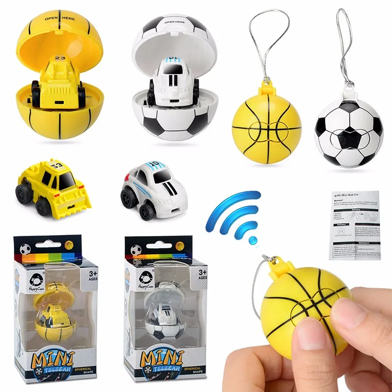 

2.4G Mini Soccer Remote Control Car Q Version Two-way Remote Control Car Model Toy Remote Control Car