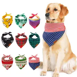 Полотенце для домашних животных Регулируемый для собаки кошки шейный платок галстук-бабочка бандана галстук-бабочка шейный платок