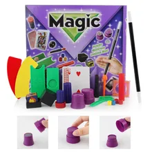 Детская развивающая волшебная игрушка реквизит для магии крупным планом, набор магических реквизитов, большая подарочная коробка для взрослых и детей, волшебная игрушка в подарок