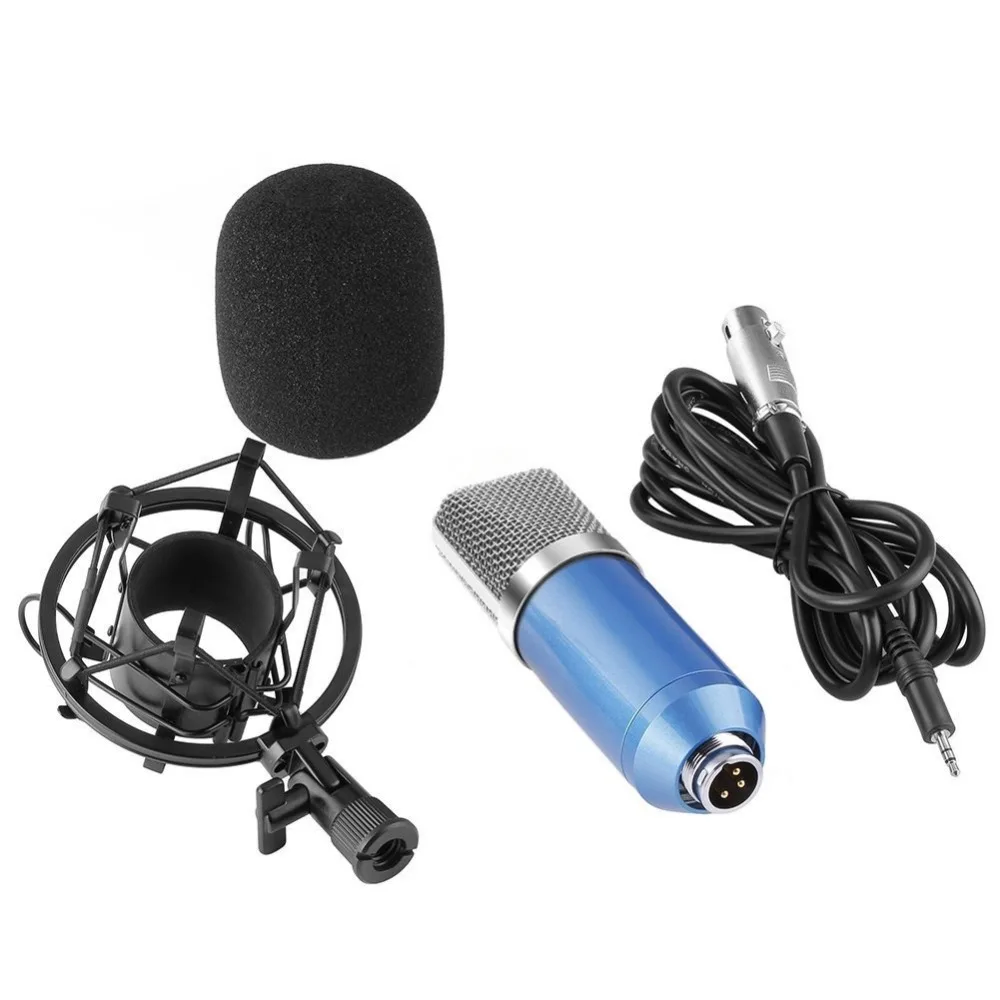 Neewer NW-700 студия вещания и записи конденсаторный микрофон набор: микрофон+ микрофон амортизатор+ анти-ветер пены колпачок+ микрофонный кабель