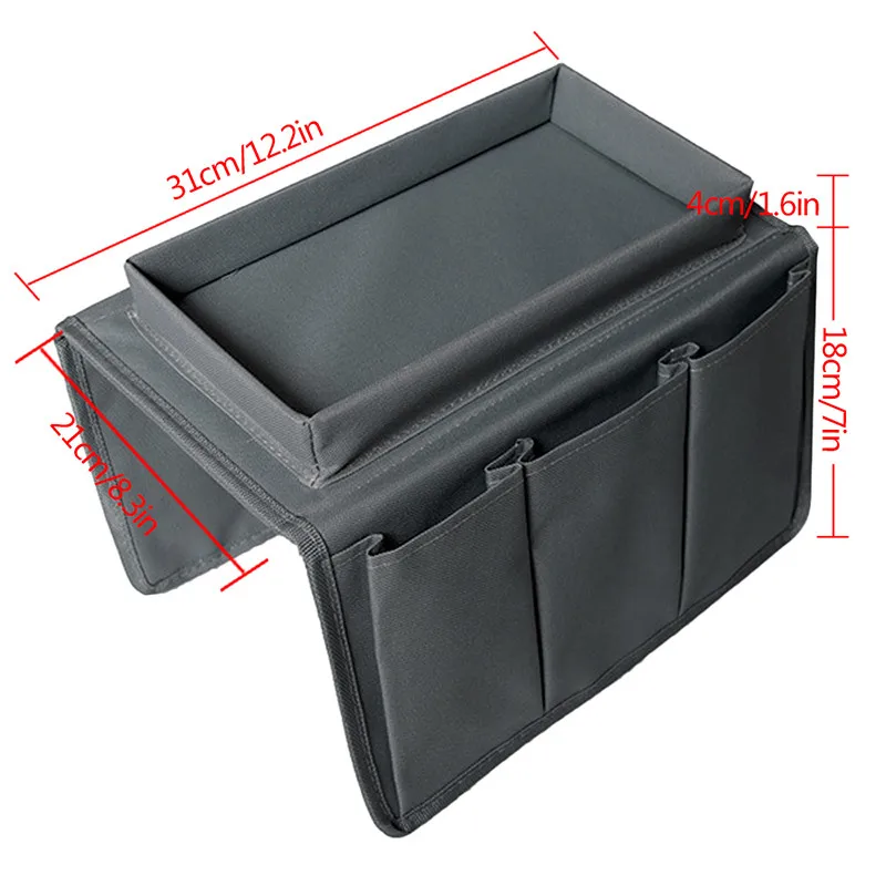  Sofa Couch Remote Control Holder Pocket Sofa Couch Arm Rest Organizer Sofa Storage bag Use for Game