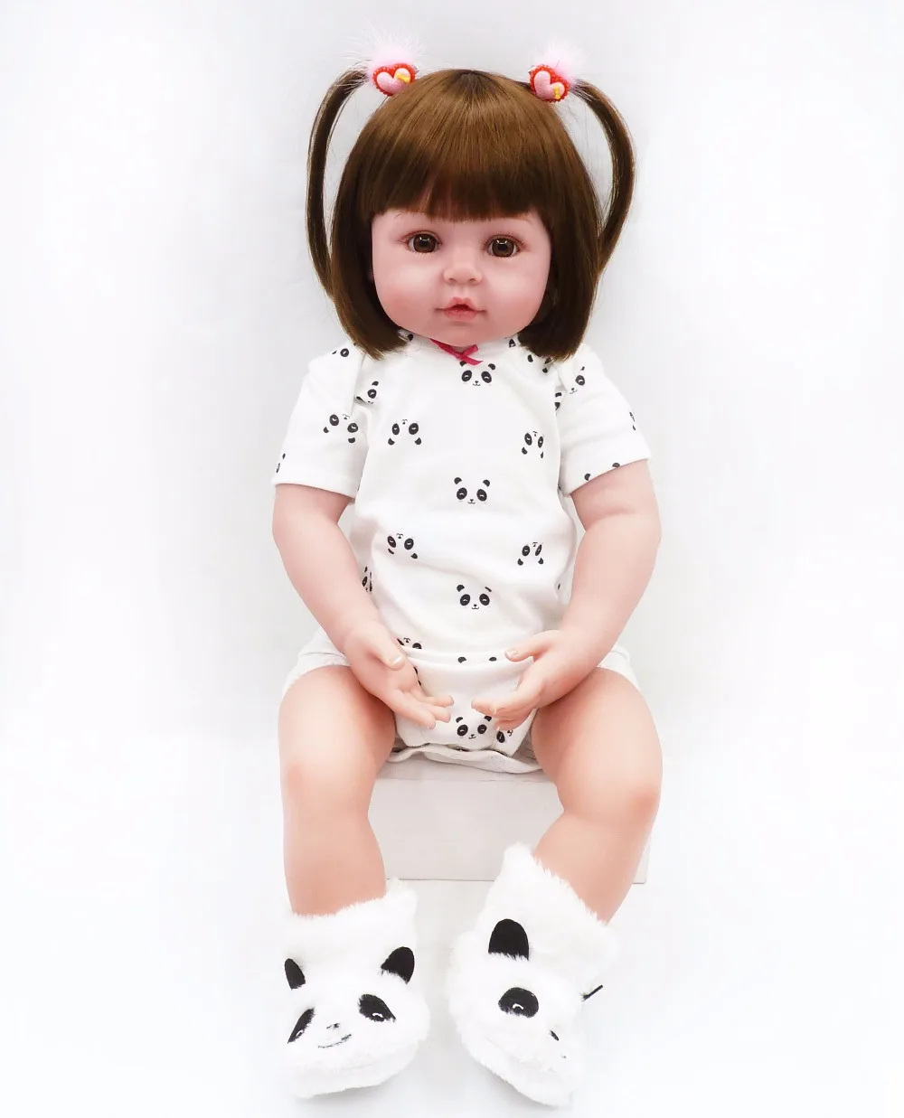 60cm Soft Silicone Reborn Baby Doll Toys
