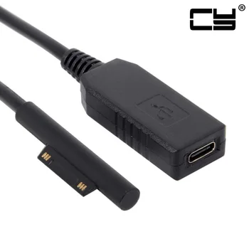 

Jimier USB 3.1 Type C USB-C Female DC 12-15V to Surface Lap top Pro3 Pro4 Pro5 Pro6 Book Charged Power Adapter Cable