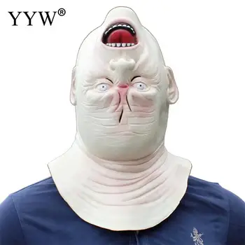 

Realistic Latex Masks Scary Turned Head Masks Halloween Horror Mascaras Halloween Man Terror Cosplay Masker Party Props Decor