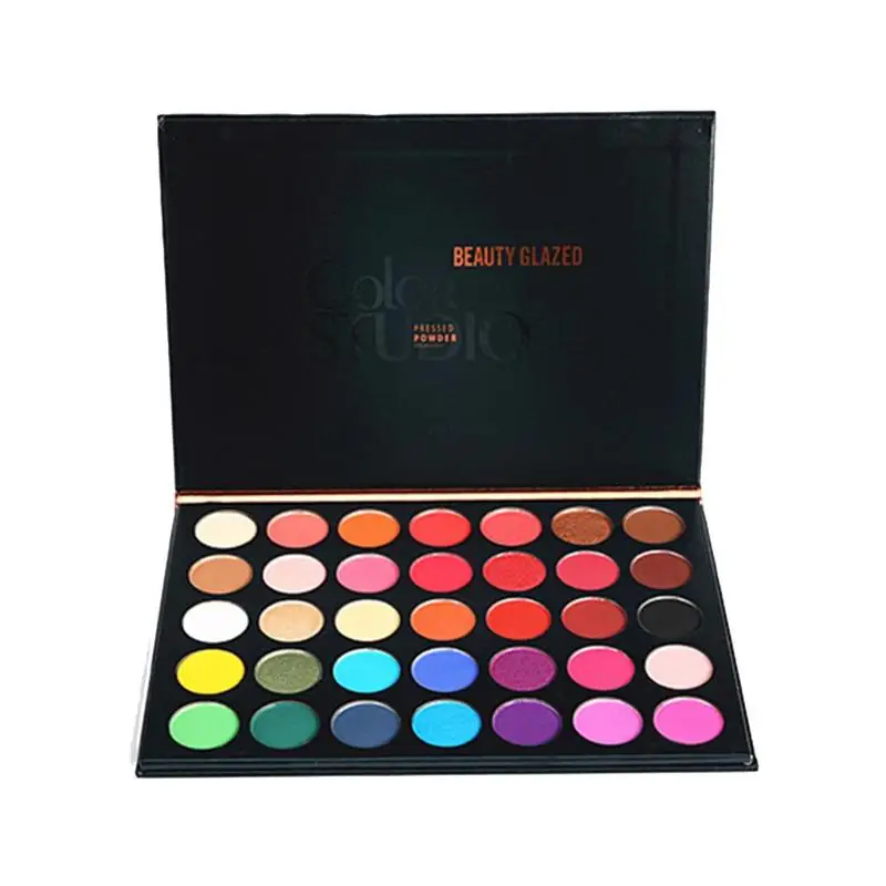 Beauty Glazed 35 Colors Eyeshadow Easy To Wear Silky ...