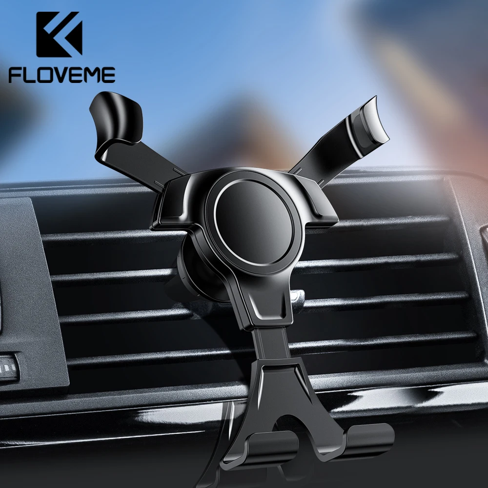 FLOVEME Gravity Car Phone Holder For Phone In Car Mount Stand Mobile