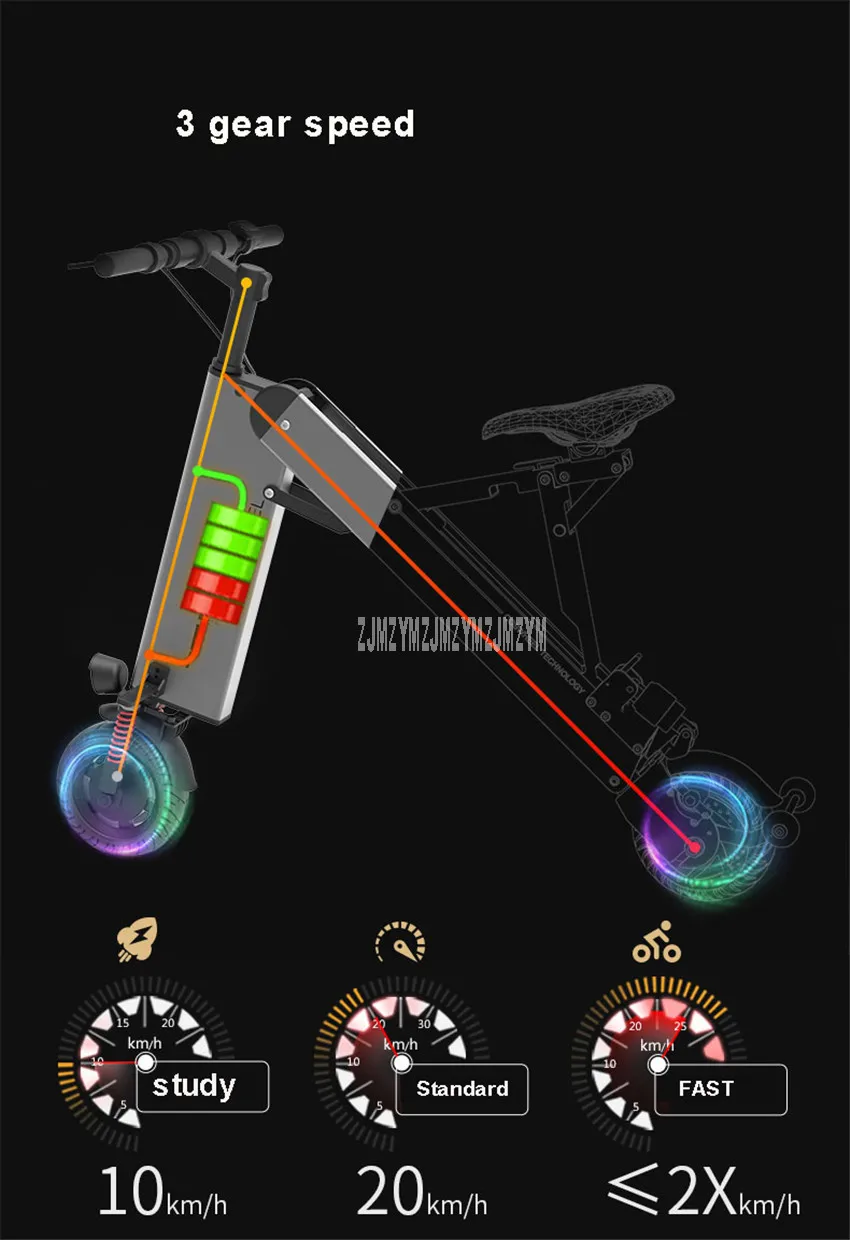 A2-PRO Мини Складной электрический скутер портативный умный городской прогулочный инструмент подвижный скутер электрический велосипед для взрослых пробег 35-40 км