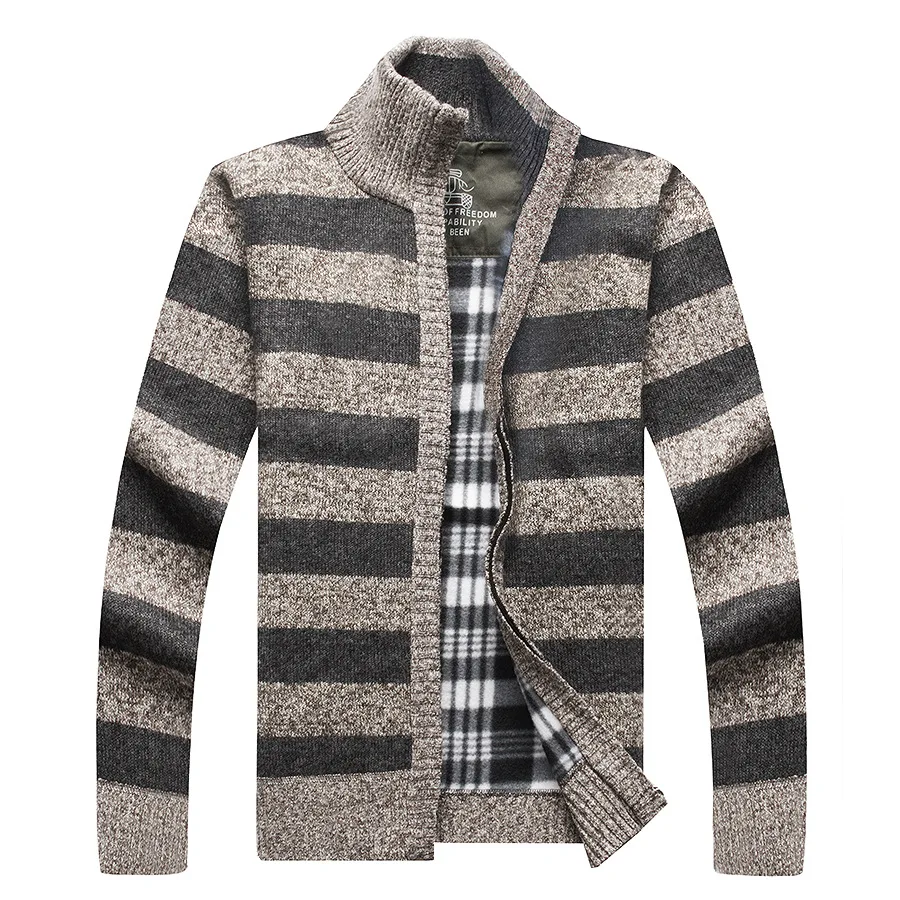 drop shipping 2020 Fashion Men Sweater Striped design Christmas Coat Cardigan Knitted Wear NXP15 | Мужская одежда