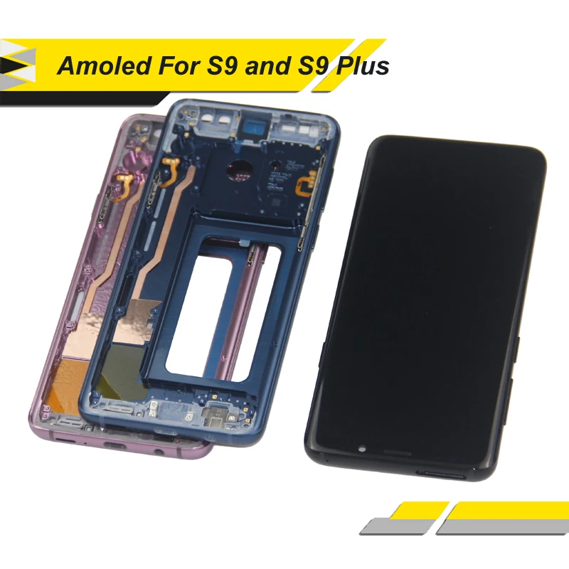 ЖК-дисплей Super Amoled для Samsung Galaxy s9 G960 S9 plus g965 g965f ЖК-дигитайзер сенсорный экран с