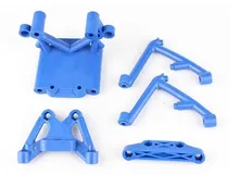 RC CAR HIGH STRENGTH NYLON FRONT SHOCK TOWER&BULK HEAD SET FOR HPI BAJA 5B,5T,5SC,2.O,SS,KM,ROVAN 85102
