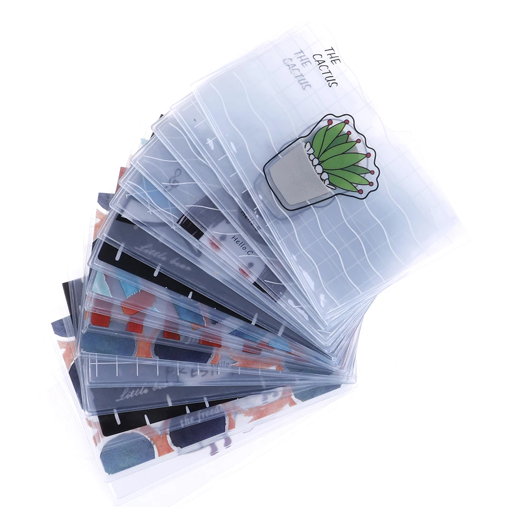 

3Pcs/set Cute Cartoon PVC Card Holder Protector Bus Card Case Student Bank Credit Card Protective Cover for Girls