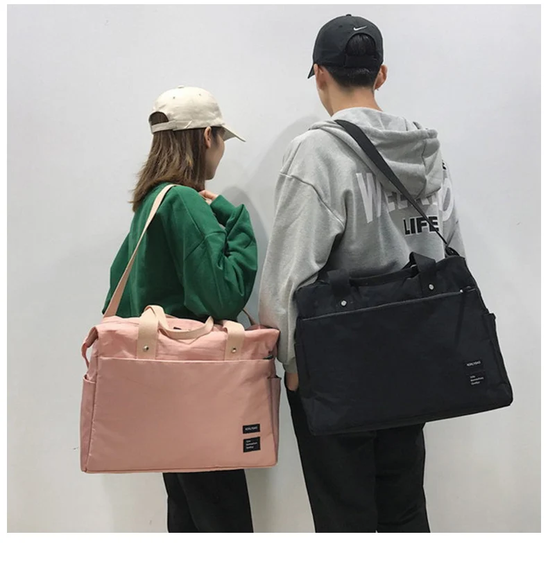Женская спортивная сумка для багажа, мягкая сумка для путешествий, Большая вместительная сумка, много карманов, ручная сумка для путешествий, чехол для тележки XA665WB