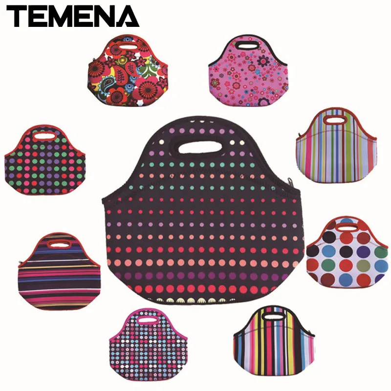 Неопреновый термоланчбокс lancheira bolsa de franja Термосумка termica Ланчбокс изоляция для