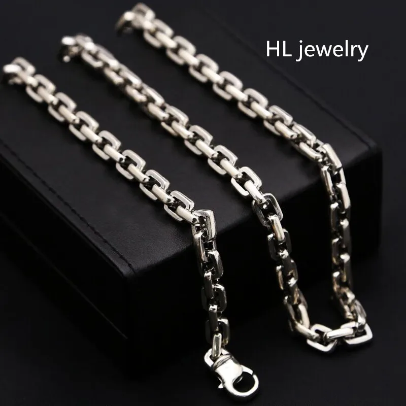 Byzantine Antique Silver 925 Mens Chain Necklace 100 Real Byzantine Antique Silver 925 Mens Chain Necklace 100 Real