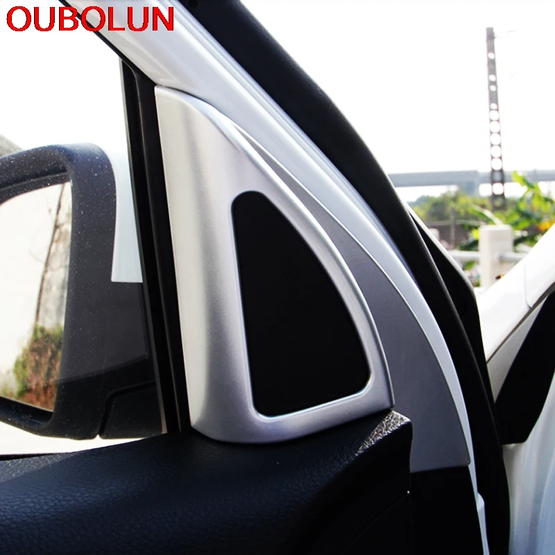 Чехол OUBOLUN для KIA RIO K2 2017 АБС пластик хромированный автомобильный столб крышка